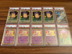 PSA Graded Pokemon Lot 10 Slabs Celebrations Pikachu Mew + Gholdengo ex SIR - Image 1