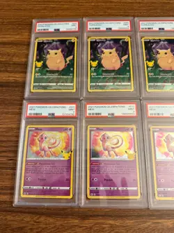 PSA Graded Pokemon Lot 10 Slabs Celebrations Pikachu Mew + Gholdengo ex SIR - Image 3