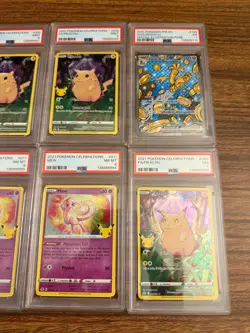 PSA Graded Pokemon Lot 10 Slabs Celebrations Pikachu Mew + Gholdengo ex SIR - Image 5