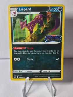Pokemon SWSH: Brilliant Stars | Liepard SWSH187 | Stamped Promo - Image 1