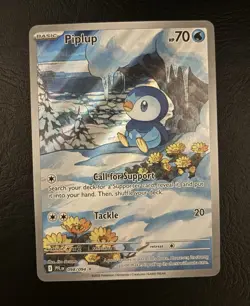 Pokemon TCG Piplup Illustration Rare 098/094 Near Mint Phantasmal Flames. - Image 2