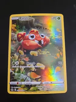Paras GG32/GG70 - Crown Zenith Galarian Gallery Full Art Holo Pokemon TCG NM - Image 1