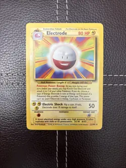 Pokemon TCG - Electrode - 21/102 - Unlimited Base Set - MP Rare (1999) - Image 1