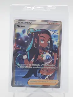 NESSA 2020 POKEMON VIVID VOLTAGE FULL ART TRAINER #183/185 Q7106 - Image 1