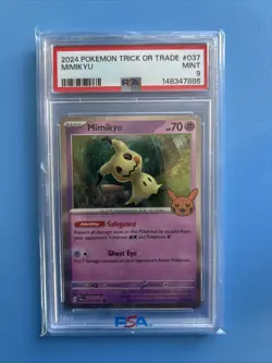 2024 Pokemon Trick Or Trade MIMIKYU #037 PSA 9 - Image 1