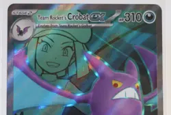 Team Rocket's Crobat ex 217/182 - Pokemon TCG - Scarlet & Violet Destined Rivals - Image 2
