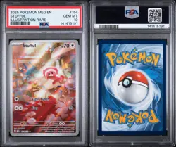 2025 POKEMON MEGA EVOLUTION #154 STUFFUL PSA 10 - Image 3