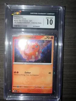 Charmander Black Star Promo #047 2023 Pokemon Scarlet & Violet gem mint 10 - Image 1