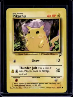 2000 Pokemon 2 Pikachu #87/130 - Image 1