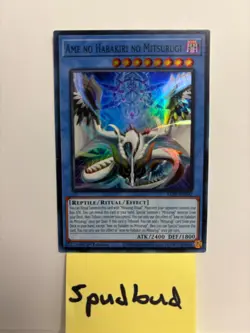 Ame no Habakiri no Mitsurugi Super Rare ALIN-EN092 NM 1st Edition Yu-Gi-Oh! - Image 1