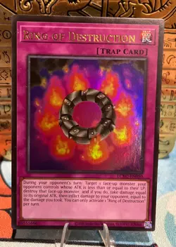 Ring of Destruction Unlimited Ultra Rare LCKC-EN050 NM - Image 1