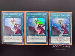 YuGiOh! Generation Next LED6-EN014, LDS3-EN108 SR 1st Ed 3x "HERO Support" - Image 1