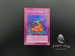 Yugioh! Sentence of Doom LED5-EN005, LDS3-EN021 1st Ed (SR) - Image 1