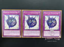 Yugioh Magician Navigation LED6-EN011, LDS3-EN098 (R) 1st Ed 3x - Image 1
