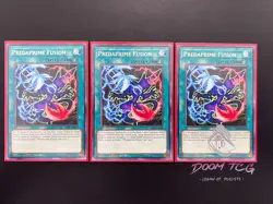 Yugioh! Predaprime Fusion LED5-EN048, LDS3-EN080 1st Ed (R) 3x - Image 1