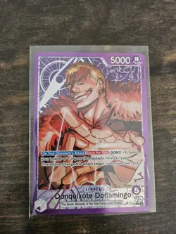 One Piece The Azure Sea's Seven - Donquixote Doflamingo (Alternate Art) Card - Image 1