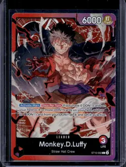 2023 One Piece The Three Captains Monkey.D.Luffy Leader #ST10-002 - Image 1