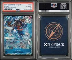 2025 ONE PIECE LEGACY OF THE MASTER OP12-043 KUZAN ALTERNATE ART PSA 10 - Image 3