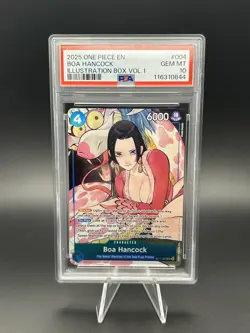 2025 ONE PIECE PROMOS ILLUSTRATION BOX VOL.1 #004 BOA HANCOCK PSA 10 GEM MINT - Image 1