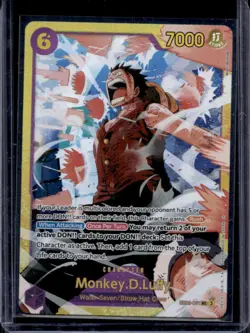 2025 One Piece Anime 25th Monkey D. Luffy Secret Rare #EB02-061 - Image 1
