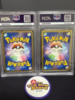 Pokemon Japanese Promo PLAY 005 Minun Holo 004 plusle holo PSA 10 - Image 2