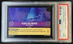 2024 Disney Lorcana Shimmering Elsa's Ice Palace Place of Solitude Foil 67 PSA 9 - Image 1