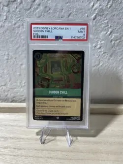 2023 Disney Lorcana En 1 Sudden Chill Foil #98 PSA 9 - Image 1