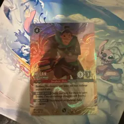 Disney Lorcana Mulan - Charging Ahead Foil Promo DLC Challenge 3/C2 EN - Image 1