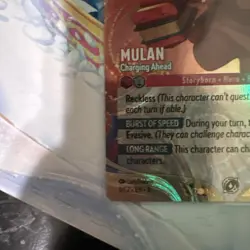 Disney Lorcana Mulan - Charging Ahead Foil Promo DLC Challenge 3/C2 EN - Image 3