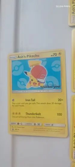 Ash's Pikachu Lot- SM109, SM110, SM112, SM113, SM114 - (5 Pokemon cards) - Image 3
