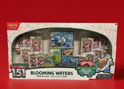 Sealed Pokemon Scarlet & Violet 151 Blooming Waters Premium Collection Box LOOK! - Image 1