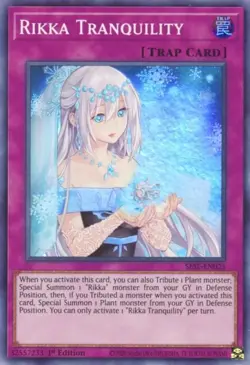 SESL-EN025 Rikka Tranquility 1st Edition Super Rare Near Mint YuGiOh TCG - Image 1