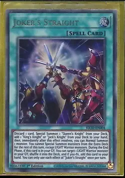 Joker's Straight - KICO-EN004 - Ultra Rare - 1st Edition - Yugioh EURO - Image 1