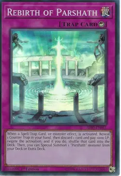 SR05-EN031 Rebirth Of Parshath Super Rare 1st Edition Near Mint YuGiOh TCG - Image 1