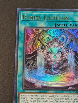 Yugioh TCG - 1x Runick Fountain - TAMA-EN027 - NM - 1st Edition - Ultra Rare - Image 3