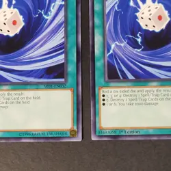 Yugioh TCG - 2x Dicephoon - SR01-EN032 - 1st Ed - NM - Emperor of Darkness, 2016 - Image 3