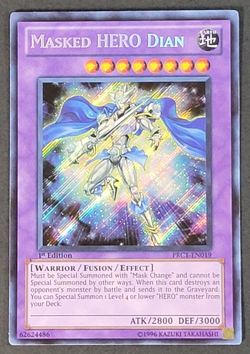 Yugioh TCG - Masked Hero Dian - PRC1-EN019 - Secret Rare - 1st Edition - NM 2012 - Image 1