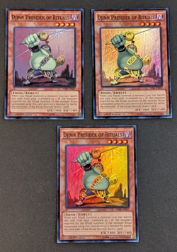 Yugioh TCG - 3x Djinn Presider of Rituals - THSF-EN037 - NM/LP - Super Rare 2015 - Image 1