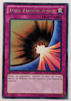 Yugioh TCG - 1x Dark Mirror Force - LCYW-EN290 - LP - 1st Edition - Rare - 2012 - Image 1