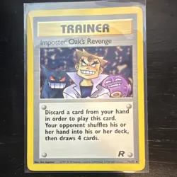 Pokemon TCG Imposter Oak's Revenge 76/82 Team Rocket Uncommon Regular English - Image 1
