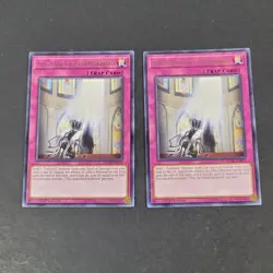 Yugioh TCG - 2x The Sanctified Darklord - FLOD-EN075 - 1st Ed - NM/LP, Trap 2018 - Image 2