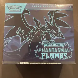 Pokemon TCG Mega Evolution Phantasmal Flames ETB Condition Shown In Picture - Image 1