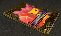 Pokemon - Pikachu Mega Sableye - Tag Cosplay - Gold Foil - Fan Art - Card #005 - Image 2