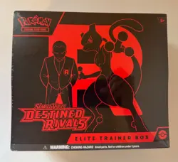 Pokemon TCG Scarlet & Violet Destined Rivals Elite Trainer Box ETB New Sealed - Image 1
