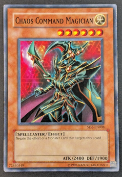 Yugioh TCG - 1x Chaos Command Magician - SD6-EN008 - LP - Unlimited - 2006 - Image 1