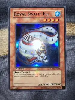 Royal Swamp Eel, Super Rare (CRMS-EN086), 1st Edition, Lightly Played - Image 1