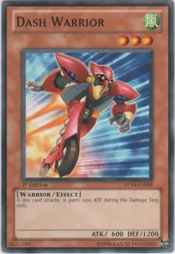 Dash Warrior - DP10-EN008 - Common - 1st Edition - Lightly Played - Image 1