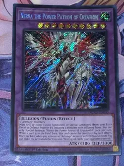 Yugioh 1x Nerva the Power Patron of Creation DUAD-EN033 Secret Rare 1st Ed NM - Image 2