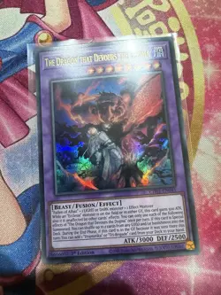 The Dragon that Devours the Dogma - CH01-EN041 - 1st Ed Ultra Rare NM Yugioh - Image 1