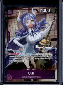 2025 One Piece Event Pack Vol 6 Ulti Championship Event Stamp Promo #P-077 - Image 1